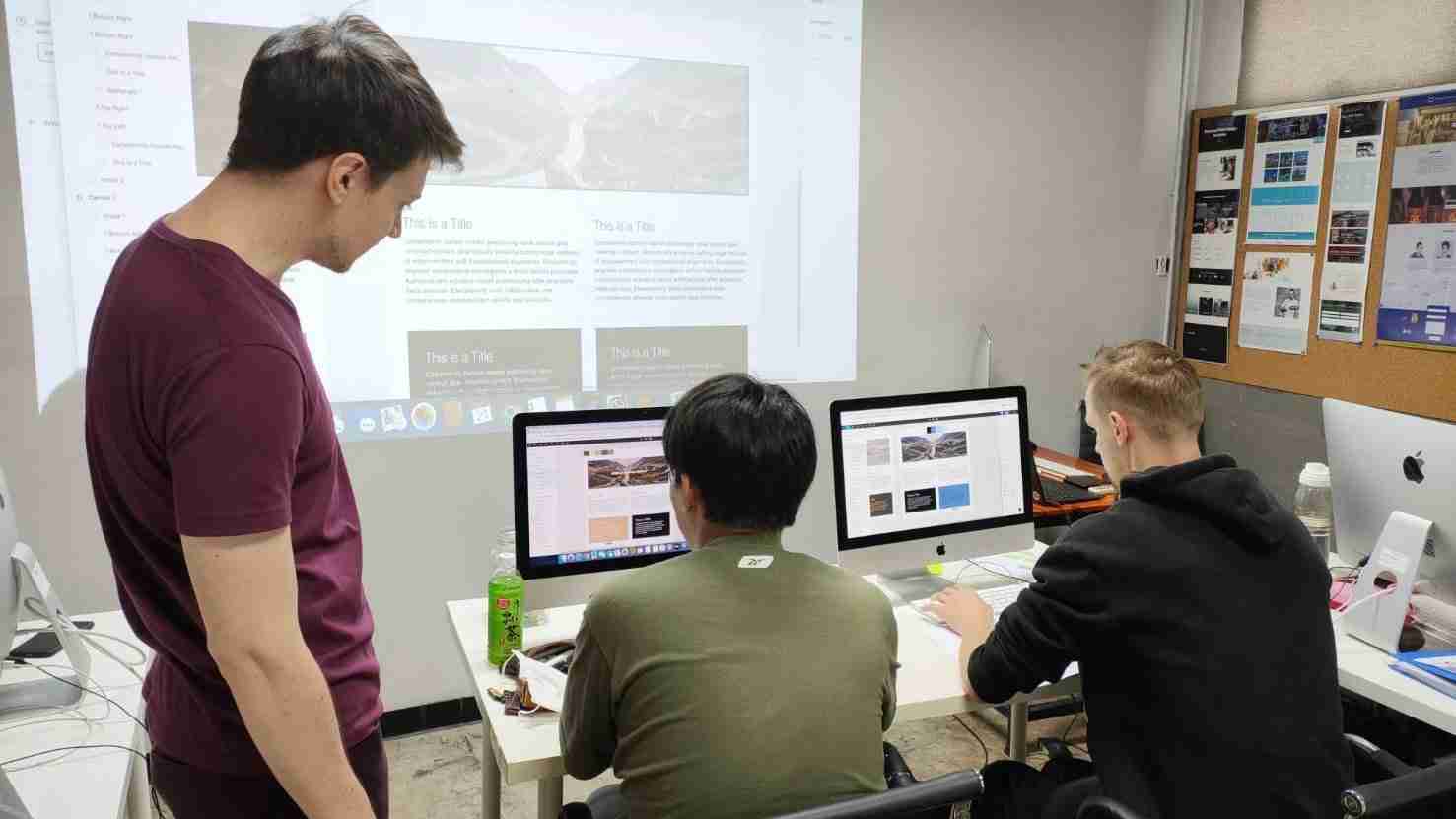 teaching ux design at web courses bangkok